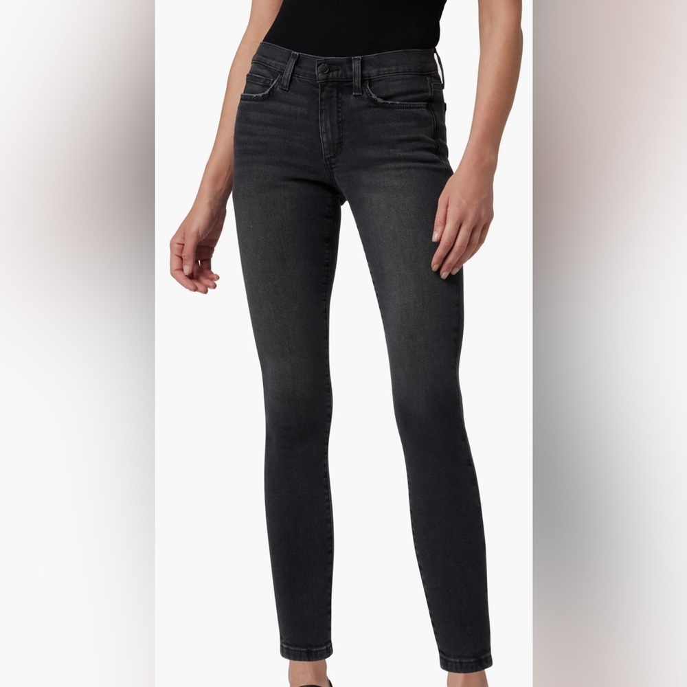 Joe jeans skinny highrise faded black/ grey wash jeans